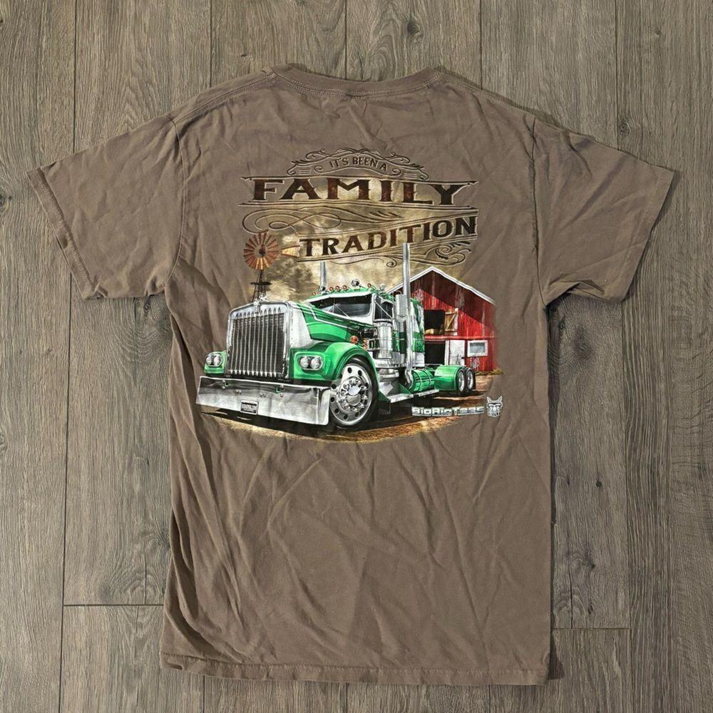 Family Tradition Trucking Tee T shirt‎ Small Unisex